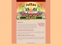 juttas-hundepension.de Webseite Vorschau