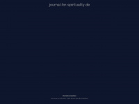 journal-for-spirituality.de Webseite Vorschau