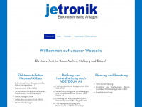 jetronik.de Webseite Vorschau