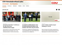 cdu-lohra.de Webseite Vorschau