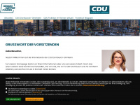 cdu-dornbusch.de Webseite Vorschau