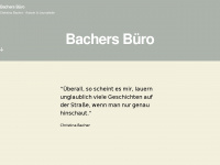 bachers-buero.de Webseite Vorschau