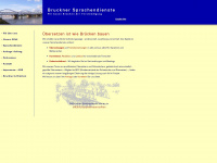 bruckner-sprachendienste.de Webseite Vorschau