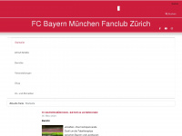 bayernfanclub.ch Webseite Vorschau