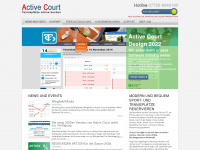active-court.de Webseite Vorschau