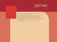 joyfulmusic.de Webseite Vorschau