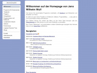 jwwulf.de Webseite Vorschau