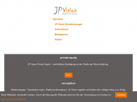 jpvision.de Webseite Vorschau