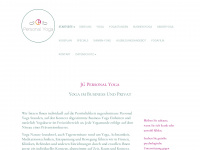 jg-personal-yoga.de Webseite Vorschau