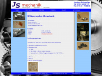 jsmechanik.de Webseite Vorschau