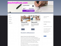 jhschmalfuss.com Webseite Vorschau