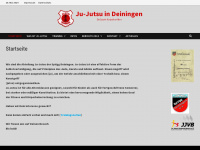 ju-jutsu-deiningen.de Webseite Vorschau