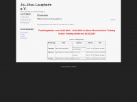 ju-jutsu-laupheim.de Webseite Vorschau