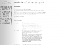 prelude-club-stuttgart.de Webseite Vorschau