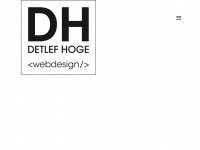 detlefhoge.de Webseite Vorschau