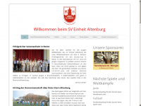 sv-einheit-altenburg.de Webseite Vorschau