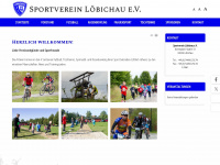 sv-loebichau.de Webseite Vorschau