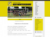 asv-wintersdorf-fussball.de Webseite Vorschau