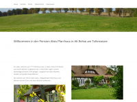 krug-altes-pfarrhaus.de Webseite Vorschau