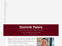 dominik-peters.de Webseite Vorschau