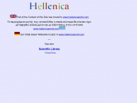 hellenica.de Webseite Vorschau