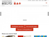 beelitz.de Webseite Vorschau