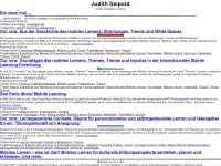 judith-seipold.de Webseite Vorschau