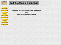 judiths-mobile-fusspflege.de Webseite Vorschau