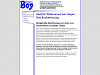 juergen-boy.de Webseite Vorschau