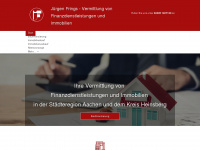 juergen-frings.com Webseite Vorschau