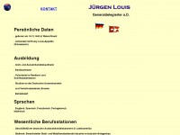 juergen-louis.de Webseite Vorschau