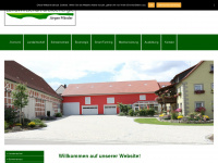 juergen-pfaender.de Webseite Vorschau