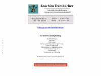 joachim-dambacher.de Webseite Vorschau