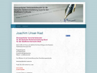 joachim-unser.de Webseite Vorschau