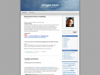 juergenholz.wordpress.com Webseite Vorschau