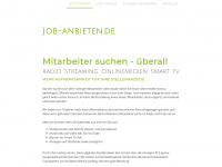 job-anbieten.de Webseite Vorschau