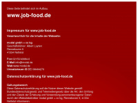 job-food.de Webseite Vorschau