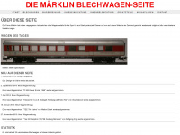 blechwagen.net Webseite Vorschau