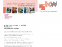 kulmbacher-sommerkunstwochen.de Webseite Vorschau