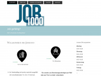 job1000.de Webseite Vorschau