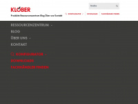 kloeber.de Webseite Vorschau