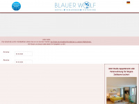 blauerwolf.de Webseite Vorschau