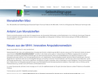 amputierte-region-hannover.de Webseite Vorschau