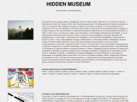 hiddenmuseum.net Webseite Vorschau