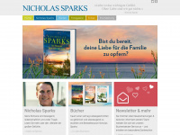 nicholas-sparks.de Webseite Vorschau