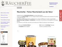 raeucherfee.com Webseite Vorschau