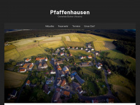pfaffenhausen.de Webseite Vorschau