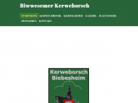 kerweborsch-biebesheim.de Webseite Vorschau