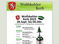 wolfskehlerkerb.de Webseite Vorschau