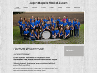 jugendkapelle-mz.de Webseite Vorschau